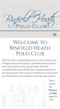 Mobile Screenshot of binfieldheathpoloclub.co.uk
